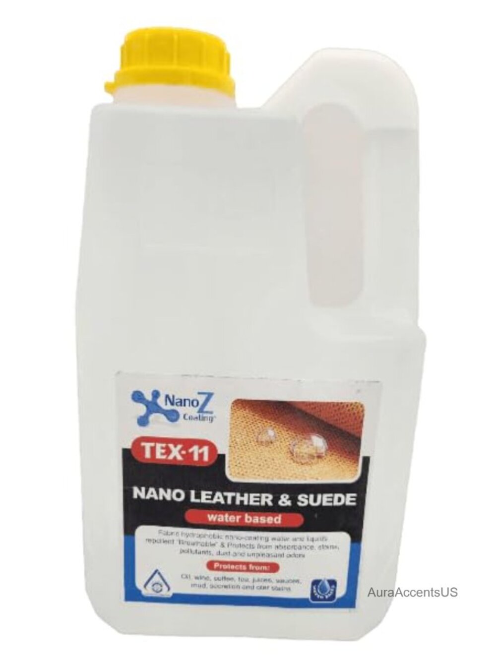 Nano Leather & Suede Waterproofing Spray Eco-Friendly Repellent 67.63 fl.oz